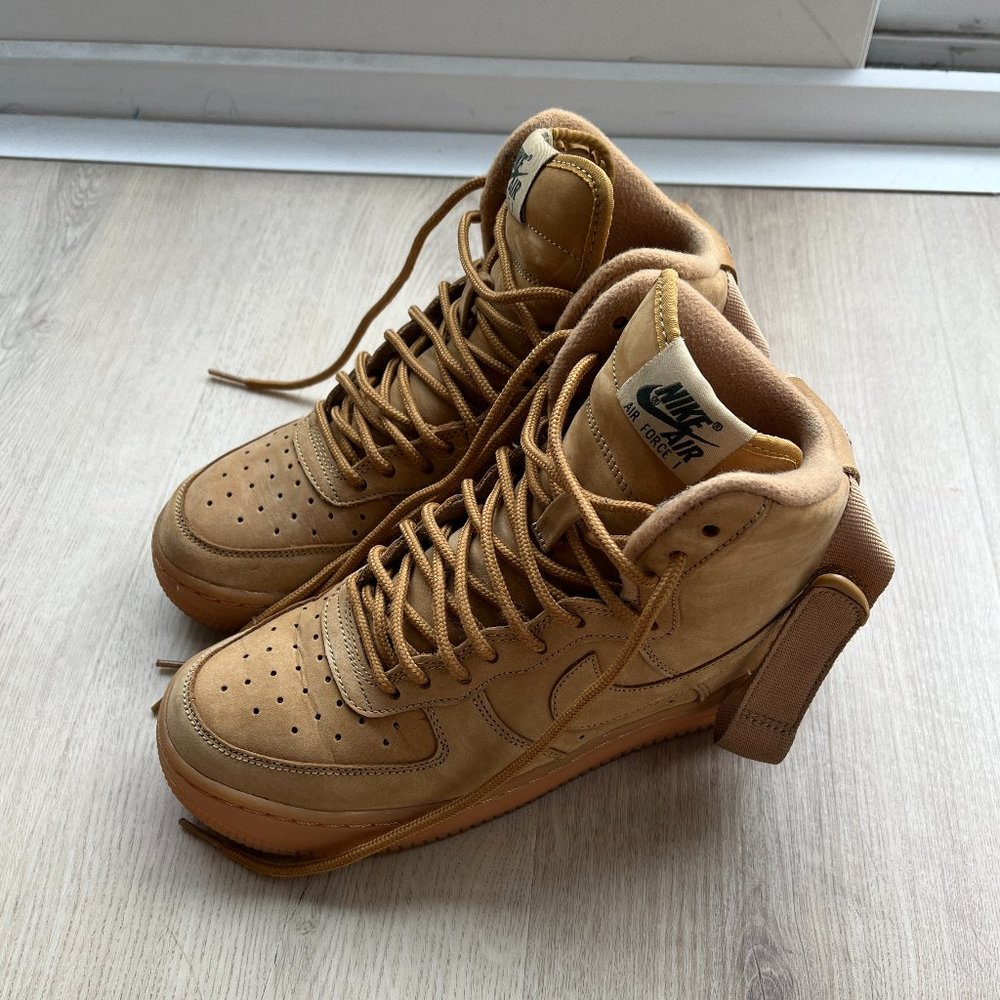 Nike Air Force 1 AF1 High Wheat Flax Gum - Big Kids Size 5Y (Women's Size 6.5)